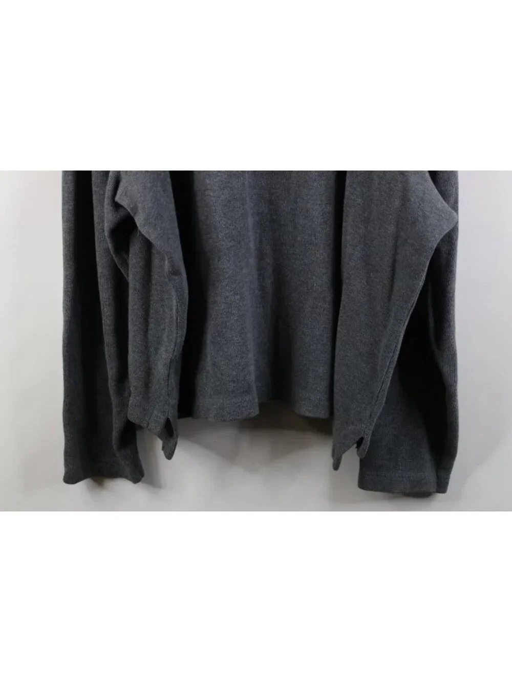Vtg 90s J Crew Oarsman Mens XL Boxy Fit Cotton Ribbed Knit 1/4 Zip Sweater USA